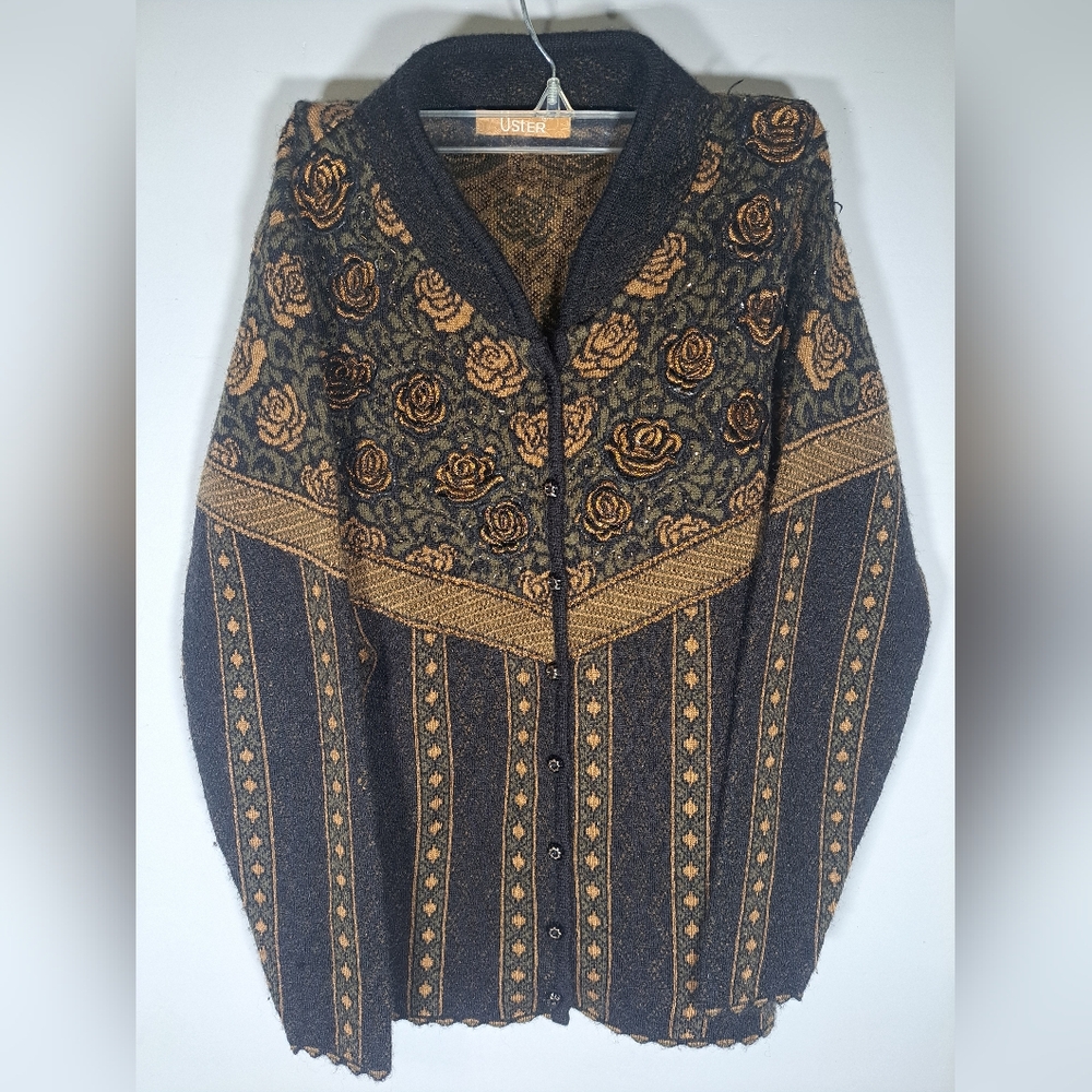 Vintage Oster Button up Cardigan Size Large-Xlarge